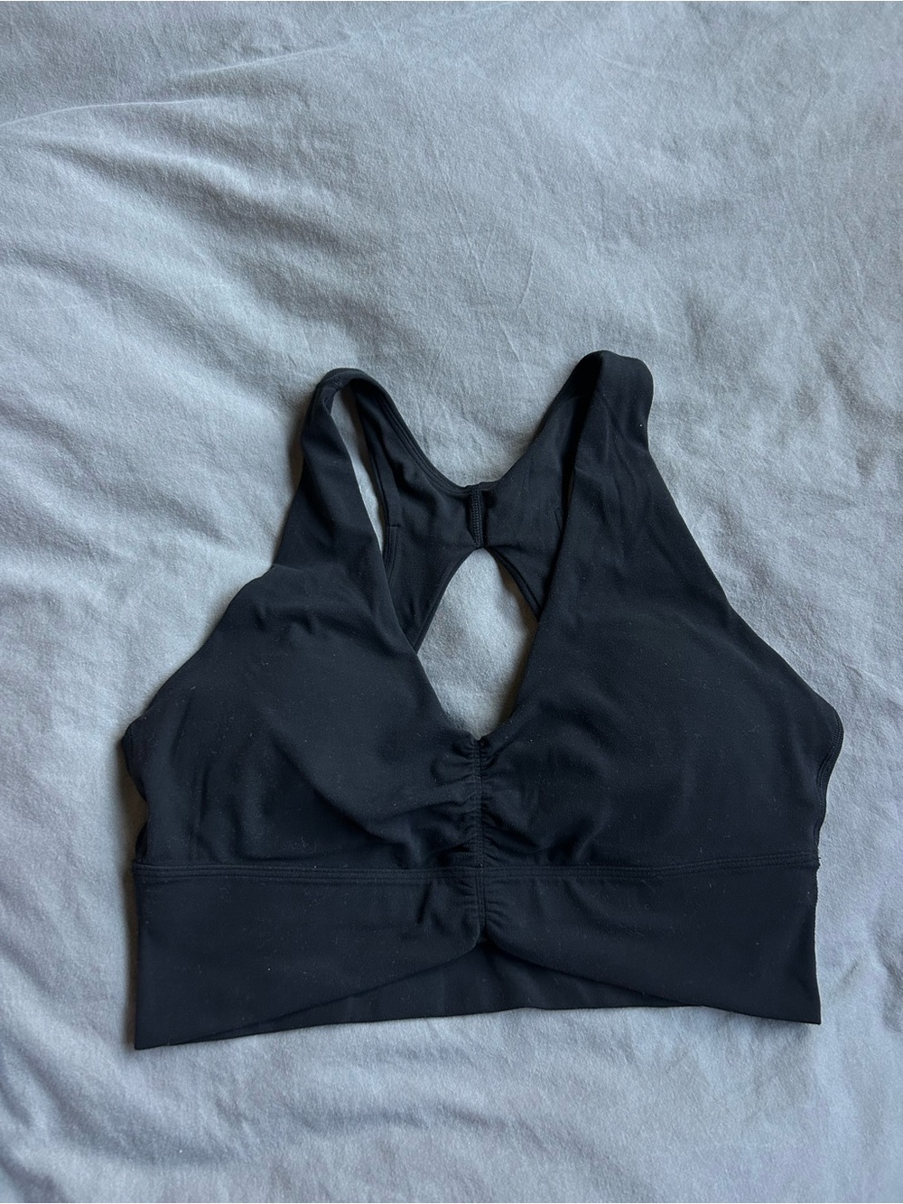 Aritzia Black Racerback Sports Bralette